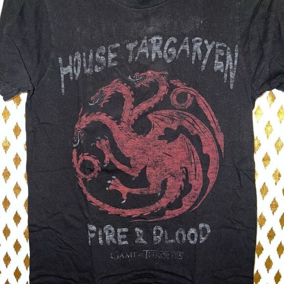 House Targaryen Game of Thrones T-shirt house of the dragon size S - Picture 2 of 4